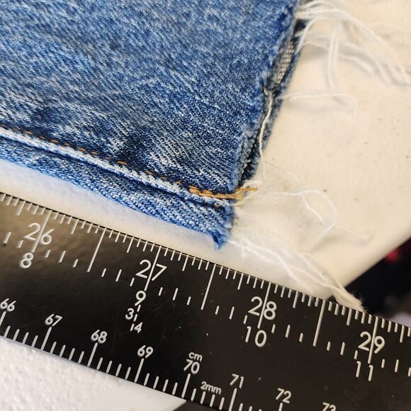 Madewell The Perfect Vintage Jean in Earlside Wash Raw-Hem Edition Size 24 - Picture 9 of 10